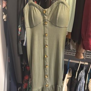 Green sun dress